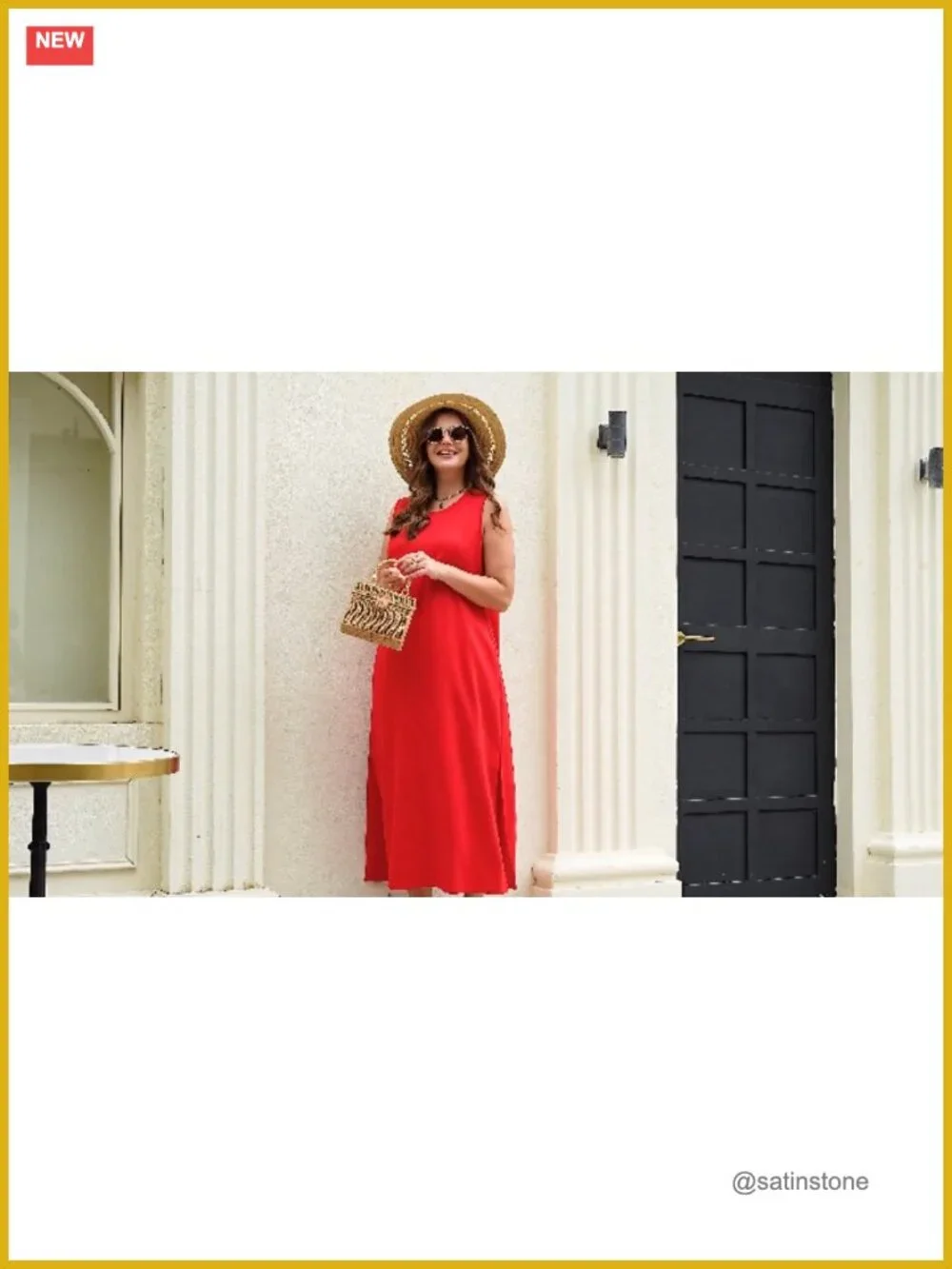 Casual Maxi Side Slit Long Dress with Pockets